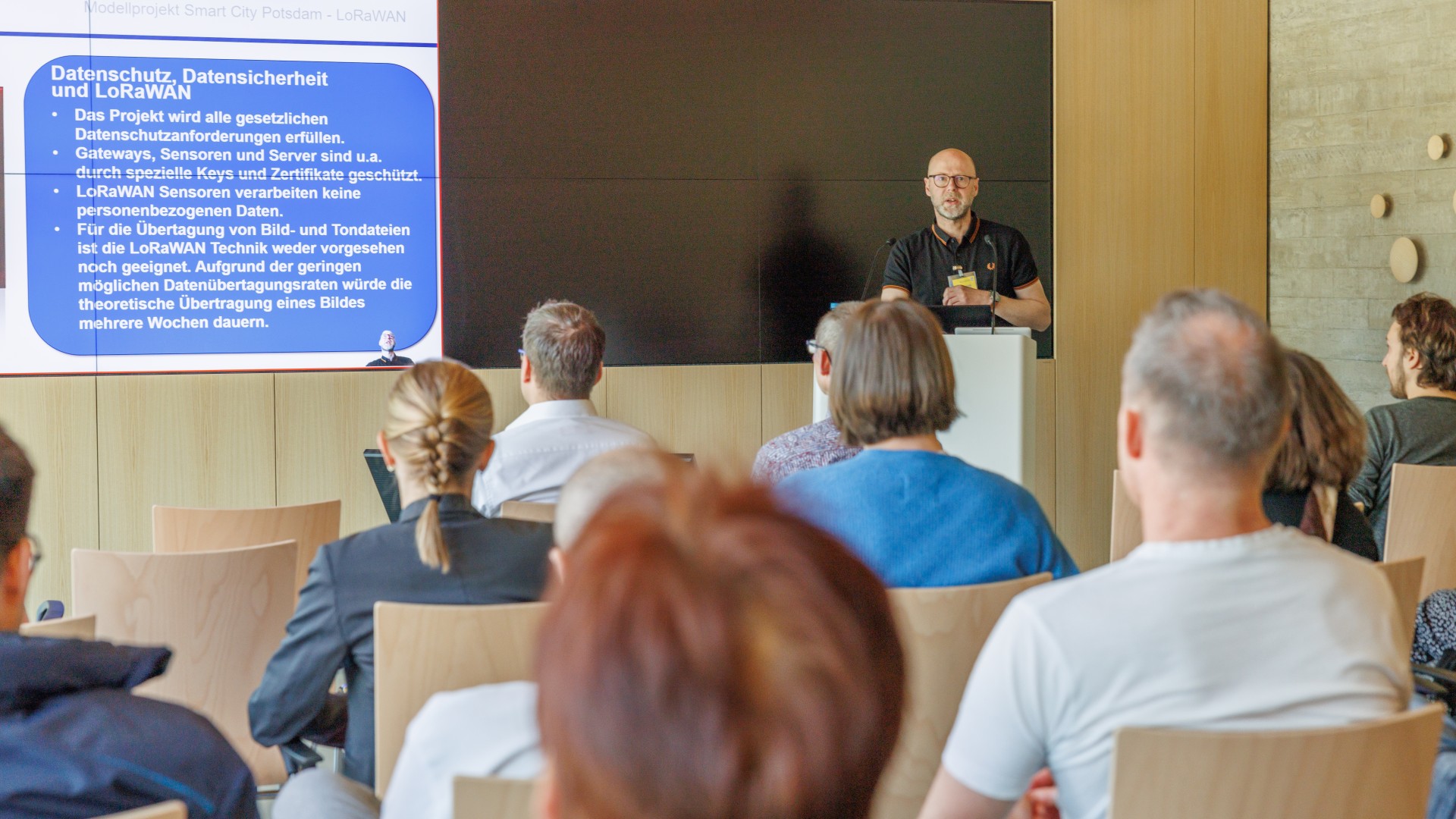 Präsentation des Smart City Projekt LoRaWAN an der Universität